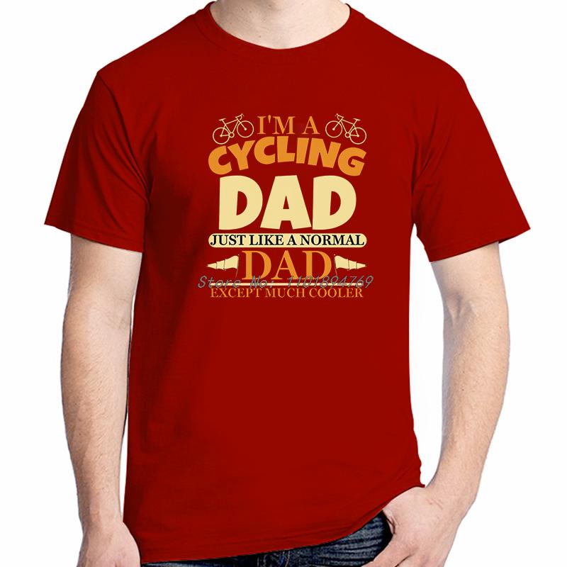 Im A Cycling Dad Shirt With Slogan And Bike Fashion Shirts Graphic Tee New In Tops Anvd Tshirts Summer Cotton Unisexs Tshirts