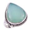 Natural Chrysoprase Gemstone Handmade 925 Solid Sterling Silver Ring Size 8 g9I34