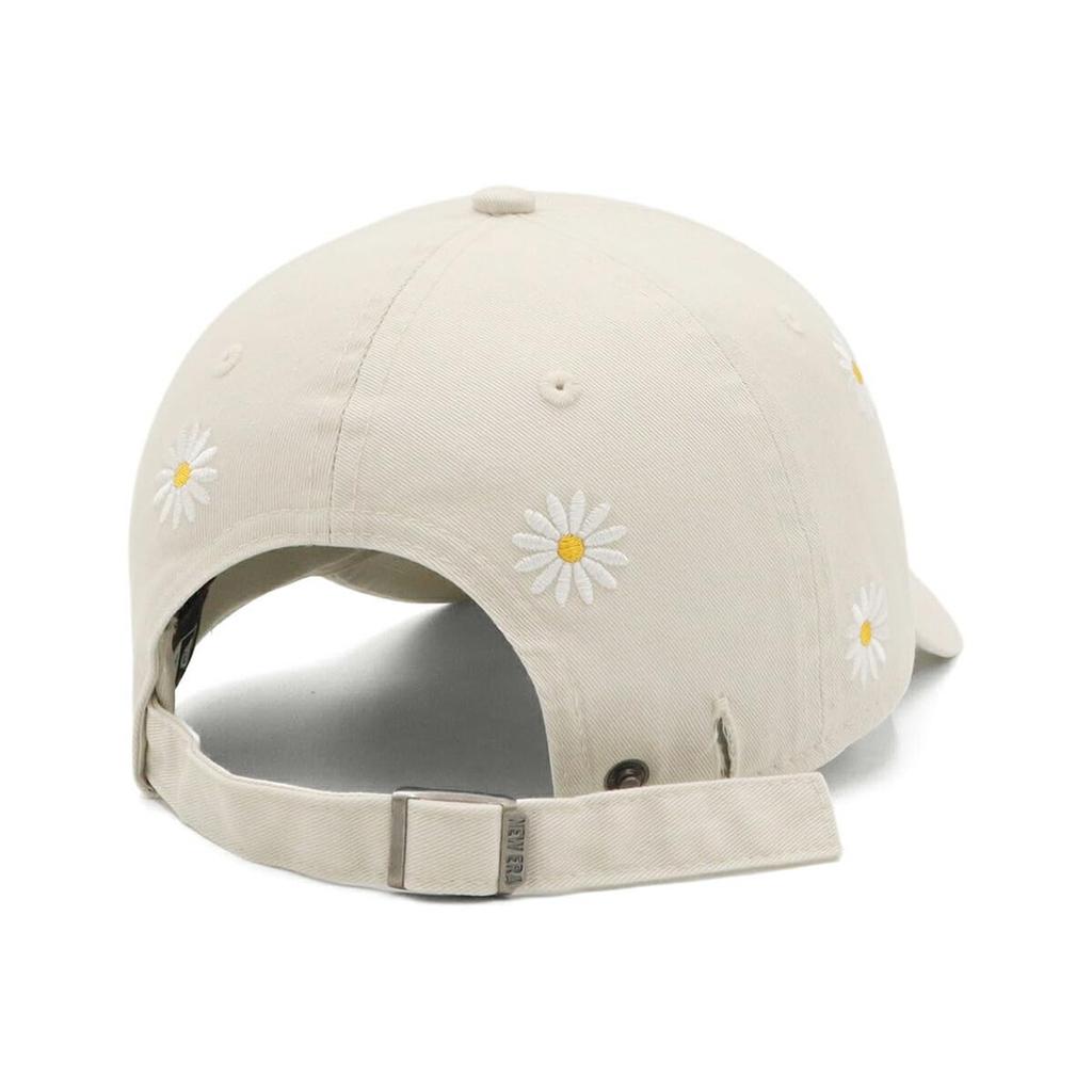 New Era Casual Classic Cap FREE Flower ONSPOTZ Summer Sun UV Cool Various Styles (14699717, NER36C6562), Ivory/White, Embroidery, Exclusive,