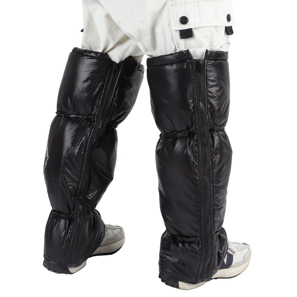 Warm Knee Pads Nylon Fleece Windproof Leg Knee Protectors for Snow Cycling Riding Skating Warm Knee Pads for Skating