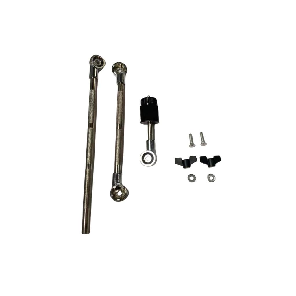 Angled Cymbal Stand Extension Arm Clamp with Felt for Jazz Drums