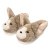 New Cartoon Devon Cat Slippers Winter Indoor Home Fleece Warm Thick Bottom Anti-skid Stomping Cotton Slippers