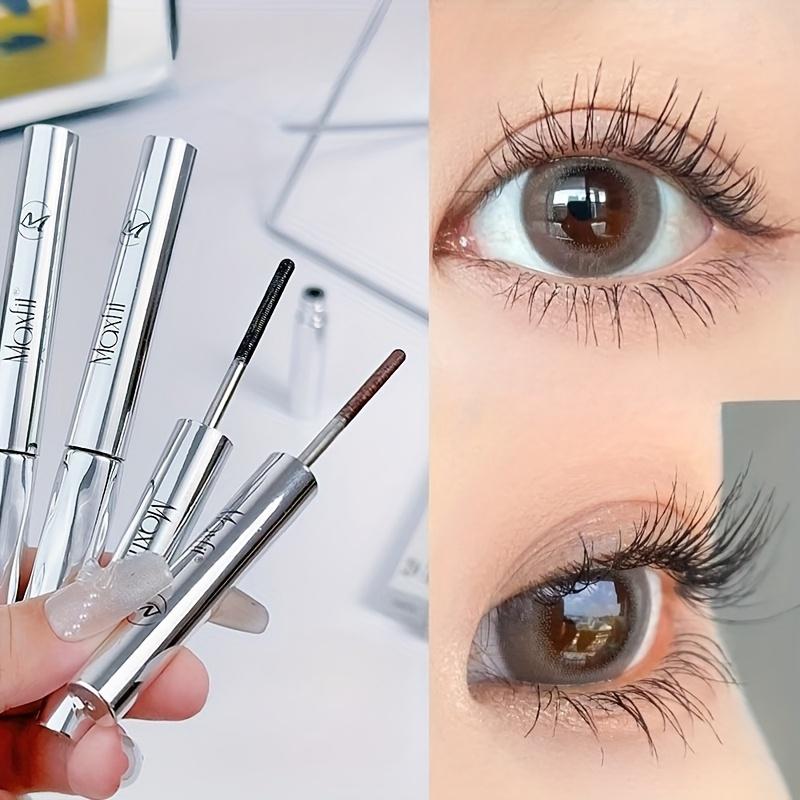1pc Waterproof Eyelash Mascara | 24-Hour Volumizing and Lengthening Formula, Plant-Based Squalane, Suitable for Sensitive Eyes, Black Tone