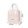 Letter Print Beenlove Solid Color Lunch Insulated Bag Portable Hand Held Bags