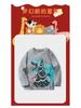 European & American Kids' Autumn/Winter Christmas Long-Sleeve Cartoon T-Shirt Pullover