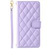 Applicable to Samsung A17/A07Phone case with houndstooth pattern and crossbody strap A56/A55/J8Card slot flip cover case