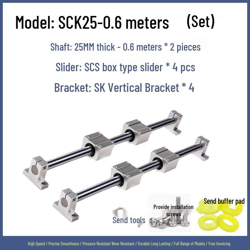 Linear Guide Sliding Table Saw Rail Set for Woodworking