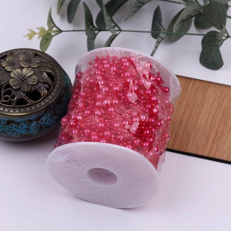 Faux Pearl Fringe Chain Artificial Pearls String DIY Handmade Jewelry Accessories Bridal Hair Accessories Bouquet Decor