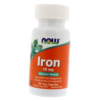 Iron Bisglycinate, Iron 18, 120 Vegcaps (36128088)