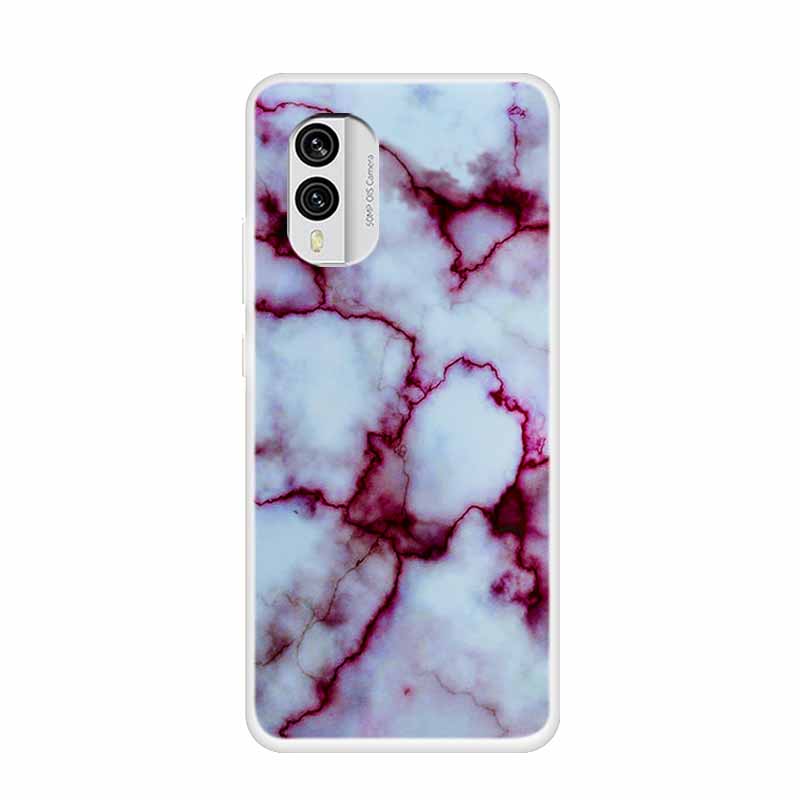 For Nokia X30 5G Case C31 C20 C10 Clear Marble TPU Soft Silicone Print Cover for NOKIA C31 X 30 Transparent Para On for NokiaX30
