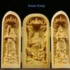 Boxwood Beautiful Hand-Carved Wooden Statue of the Thousand-Armed Guanyin Bodhisattva