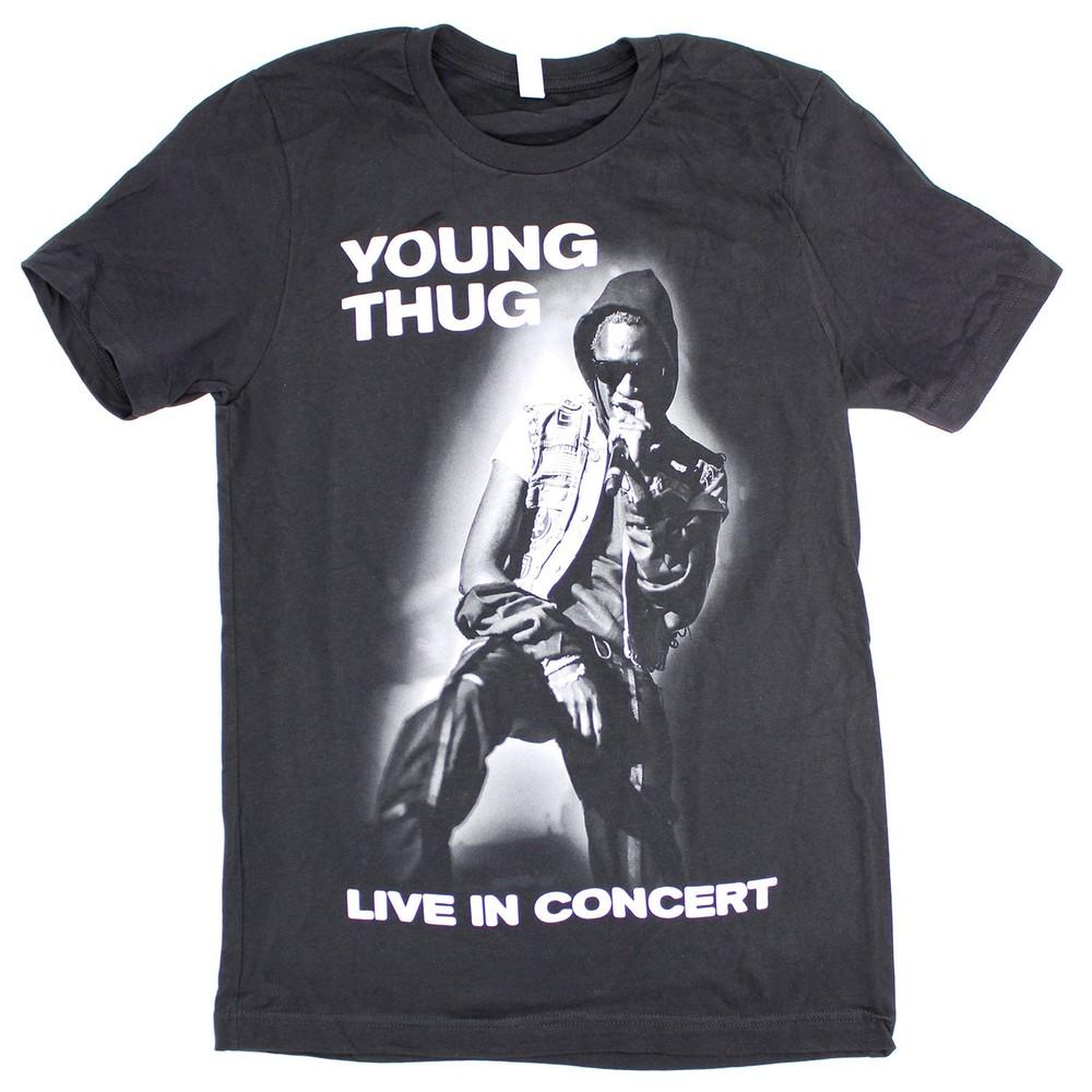 

Men s Young Thug B&W Concert Tour Tee T-shirt Black 4XL