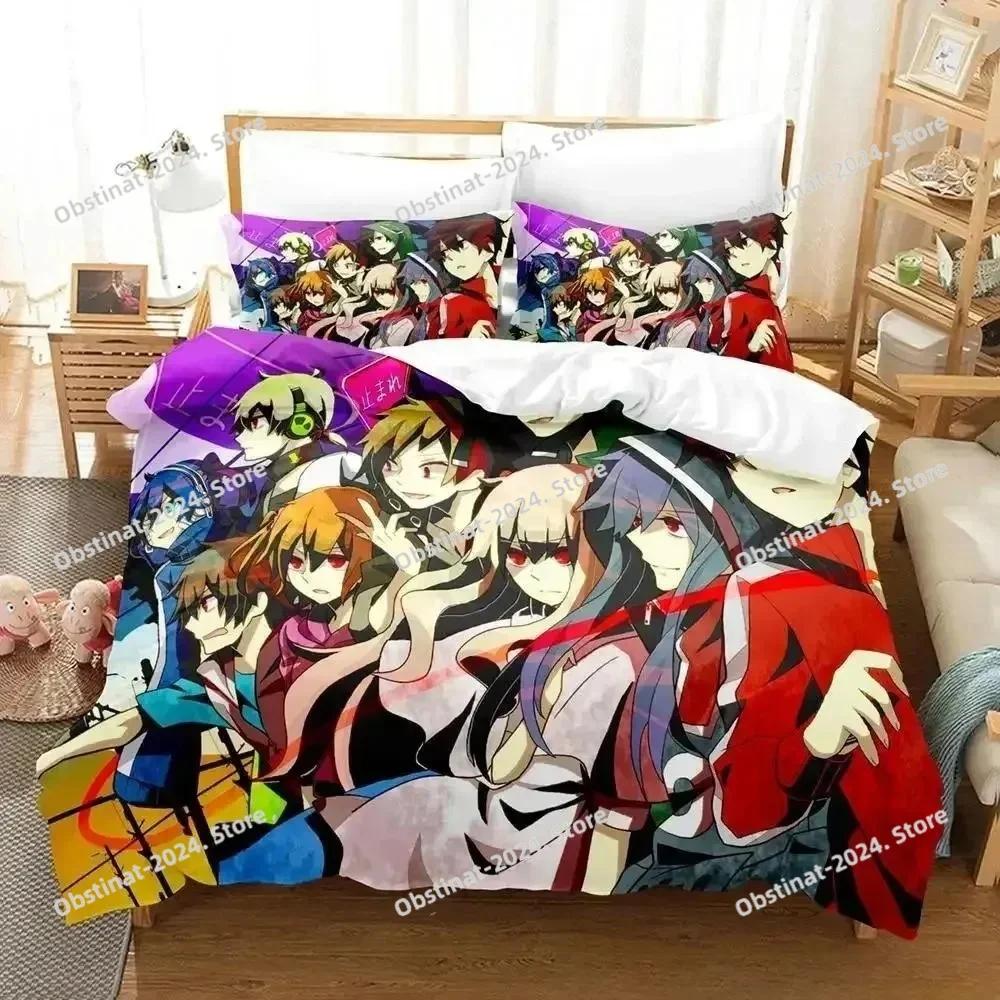 

Kagerou Project Beding Set Single Twin Printed Bed Linen Set With Pilowcase Bed Soft Duvet Cover Soft Single Double Quen Super King-Sized Dimensionsd 120*200cm Single