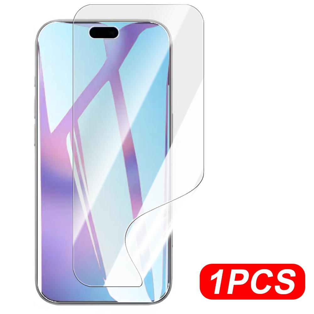 

4 pces 17pm filme de hidrogel para iphone 17 16 pro max protetores de tela de ar hd claro macio anti-risco filmes para iphone 17air 16e For iPhone17