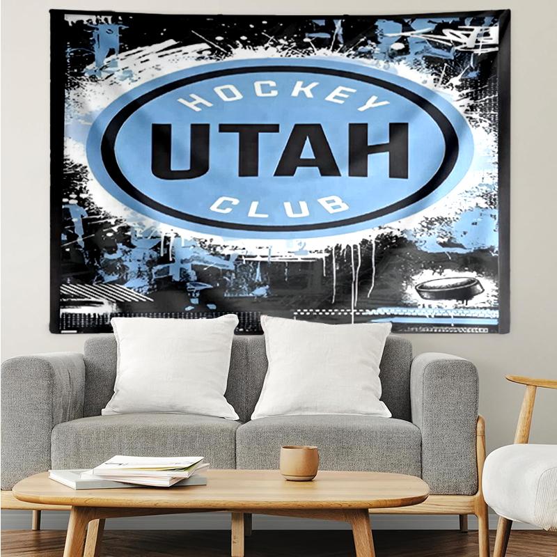 Utah Print Tapestry, Backdrop, Easy Setup, Ideal for Bedroom, Office & Living Room, with Aesthetic Wall Hanging Decor.