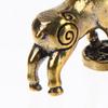 2027 Zodiac Goat Sculpture Step On Money Sheep Figurine Brass Animal Statue Desktop Ornament Wealth Fengshui Home Decor