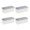 4PCS Toilet Seat Spacers With Strong Adhesive Design Quick Install AntiSlip ABS Toilet Lid Bumper Bathroom Accessories
