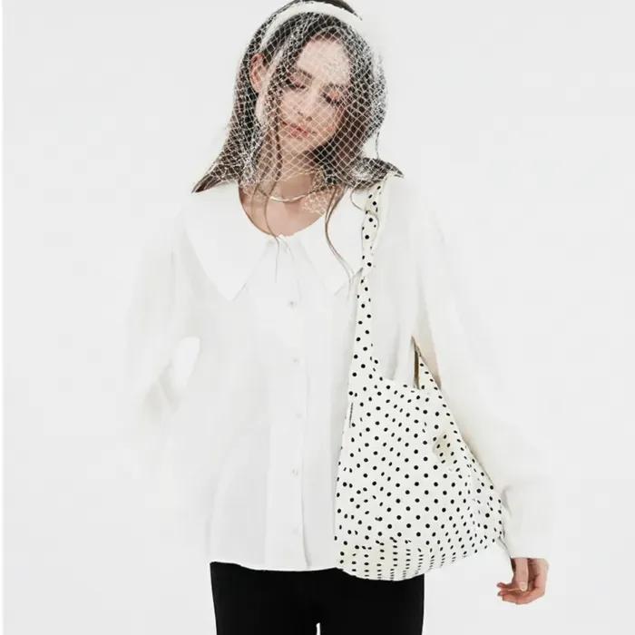 [Refurbished] Dot Rhythm Eco Bag Cream
