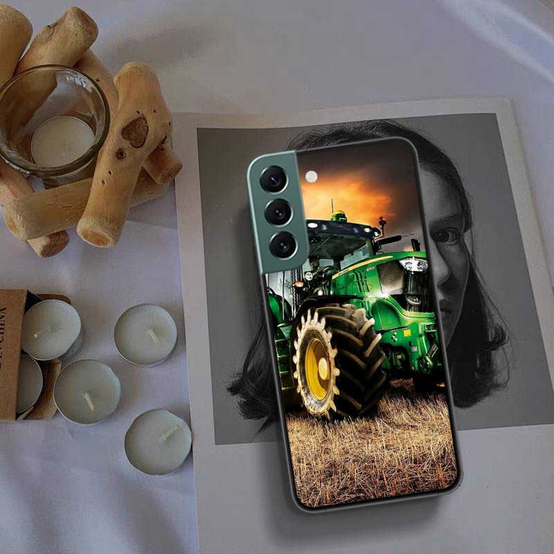 

Farm Vehicle Tractor Phone For Samsung Galaxy S24 S22 Ultra S21 Plus S20 S23 FE Case S10 S10E S9 S8 S7 Edge Cover Silicone Soft Samsung S22