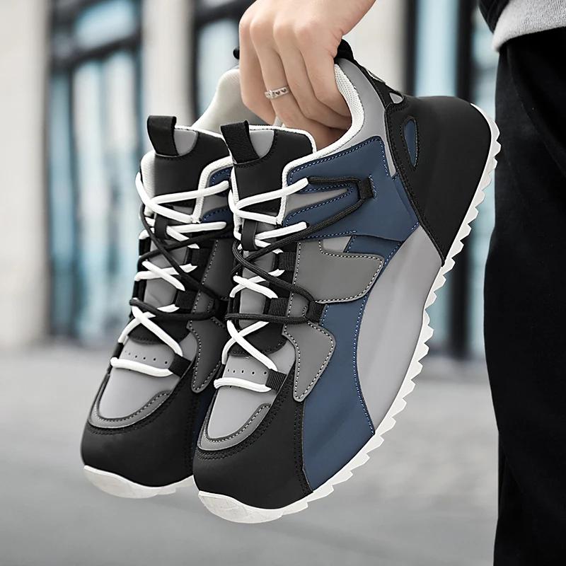 

Мужская обувь 2024 года, осень, новые дышащие спортивные повседневные беговые модные спортивные легкие повседневные трендовые туфли с мягкой подошвой 39 чёрный