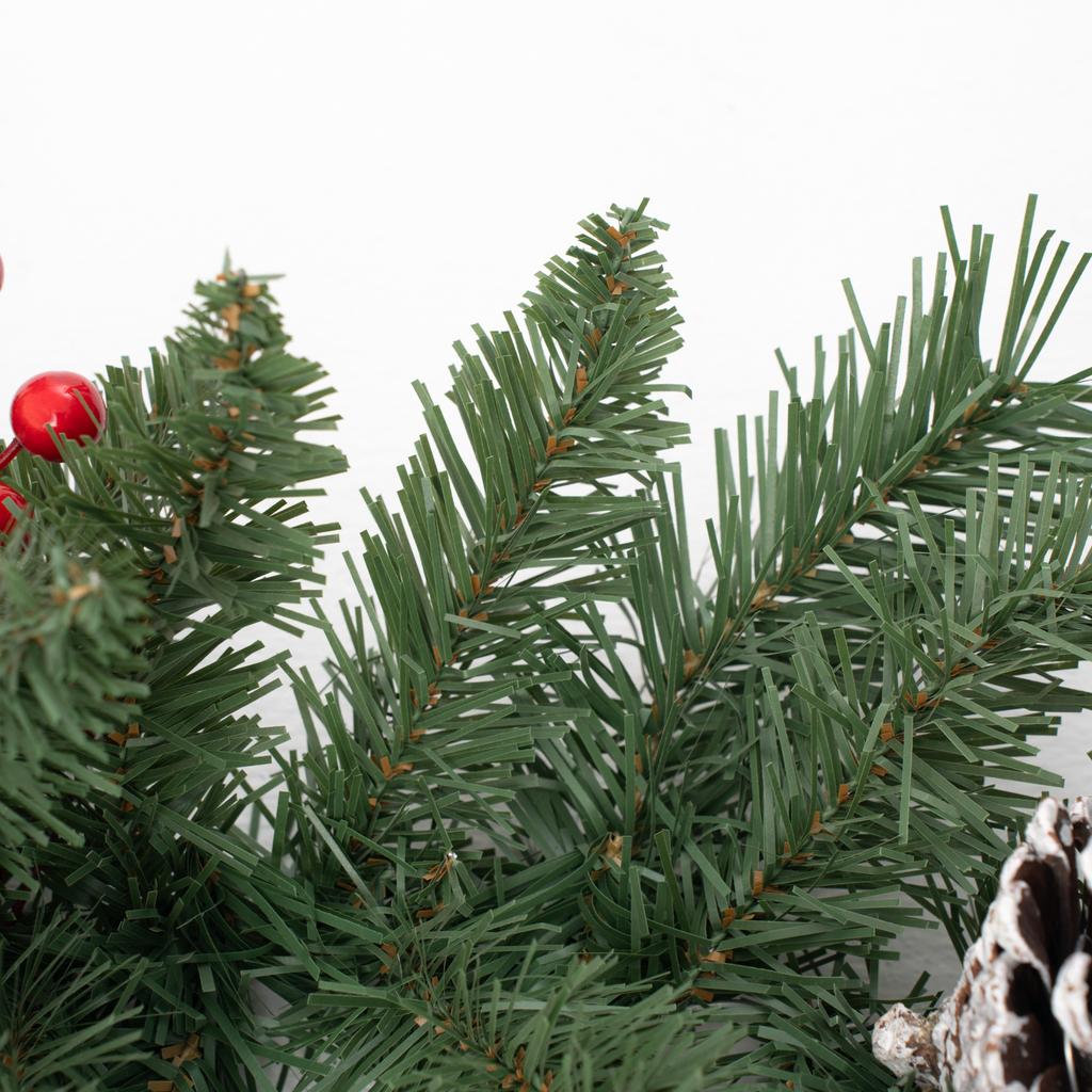 180/270Cm Christmas Green Rattan Grass Circle Christmas Tree Tower Tree Pvc Leaf Artificial Simulation Leaf Wall Hanging