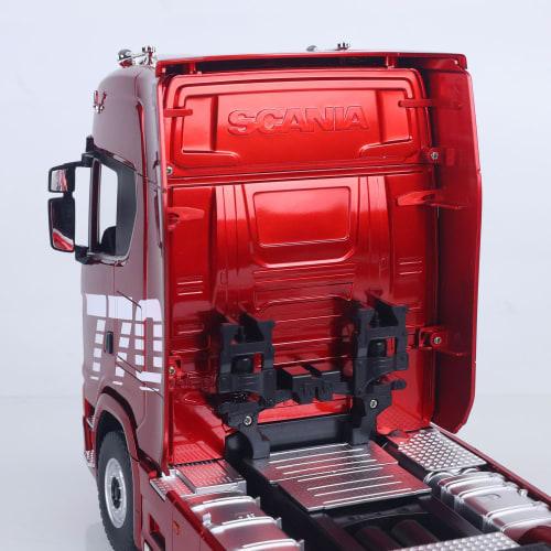 Wheelfun Huina 770S Plastic 1/18 Scale RC Tractor Truck Complete Model RTR 7.4V Battery Radio 19-Channel Lights and Sound Effects Remote Control Lorry