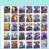 Pokemonkort Set 20 st Slumpmässiga Mönster Emotionell Och Visuell Utveckling 6,5*9*2cm