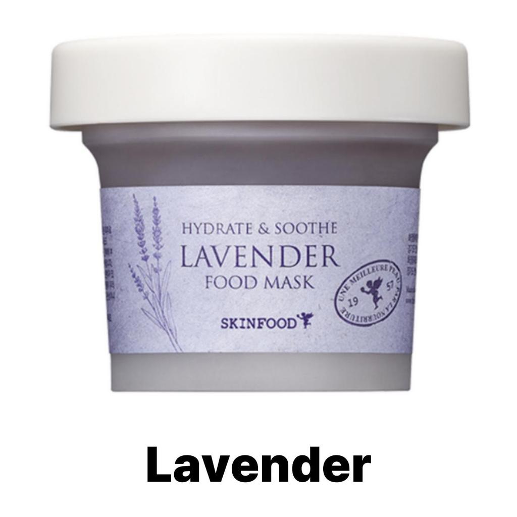 [SkinFood]  Food Mask 120g(Lavender/Apricot/Pear Mint/Honey Sugar/Strawberry Sugar/Lemon)