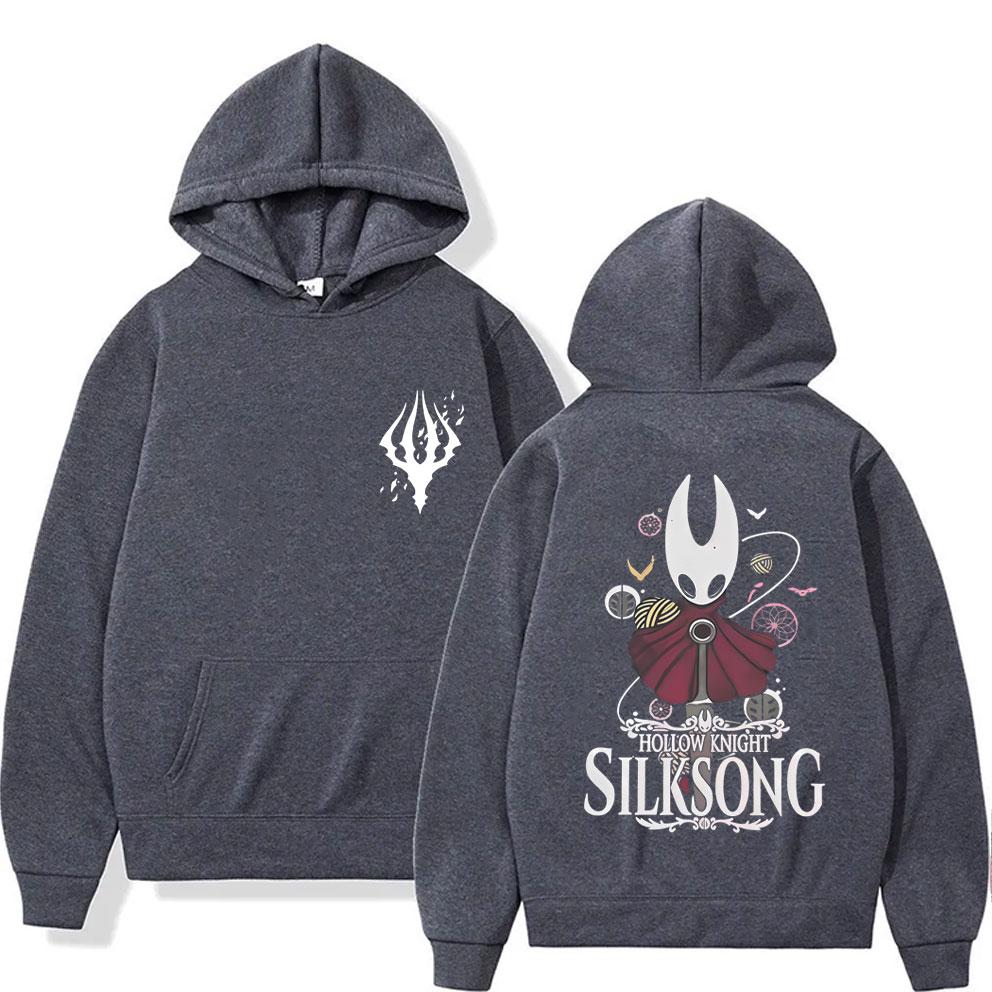 Game Hollow Knight Graphic Print Hoodie Unisex Fashion Casual Fleece Cotton Tracksuit Male Vintage Oversized Pullover Hoodies