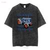 Classic Tractors Fordson Major Inspired Retro T Shirt vintage Washed Casual designer clothes homme Comfortable Breathable