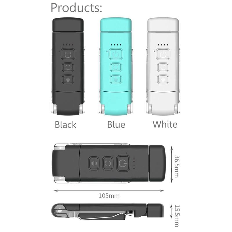 A96I-Book Light With Timer USB Rechargeable Reading Light Clip-On Read Lamp Bookmark Night Light Book Lamp 5 Brightness