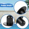 4 Pieces Pool Wall Plugs Fitting Pump Hole Versatile Practical Convenient Supplies Repair Part