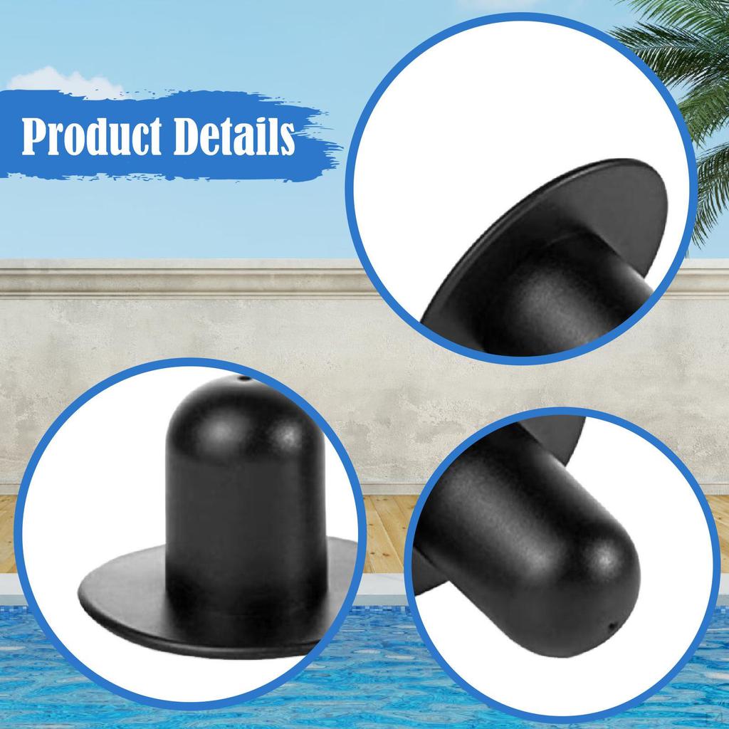 4 Pieces Pool Wall Plugs Fitting Pump Hole Versatile Practical Convenient Supplies Repair Part