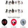 Siren Head Cartoon Cat Horror Theme Birthday Party Balloon Banner Cake Topper Set