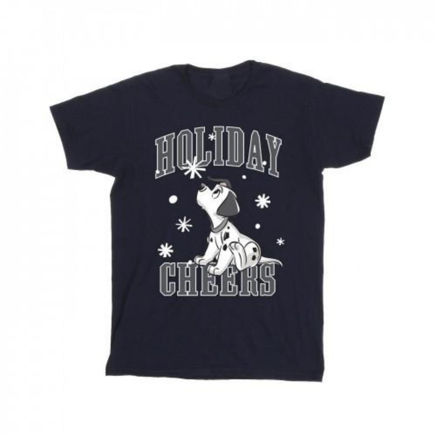 

101 Dalmatians Girls Holiday Cheer Cotton T-Shirt S разноцветный