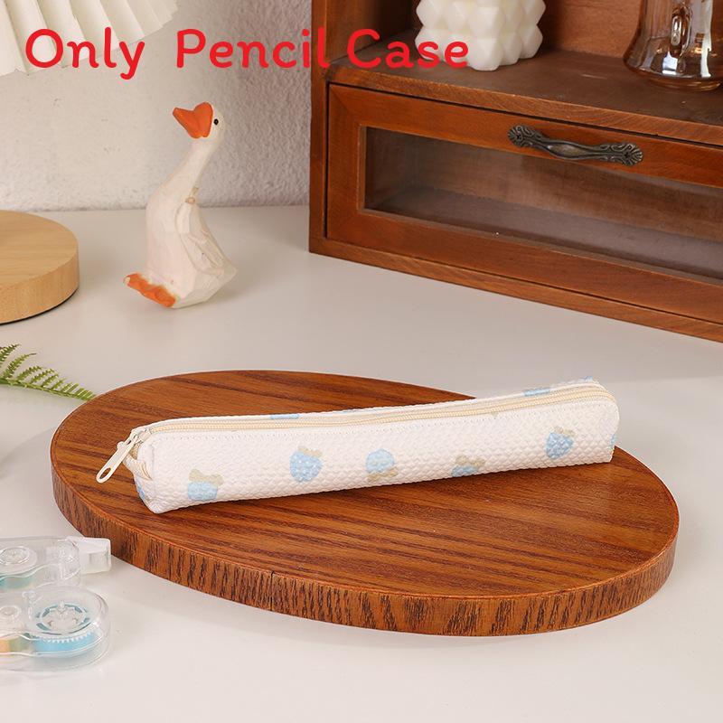 Cute Strawberry Storage Pouch With Durable Polyester For School And Home Organizers