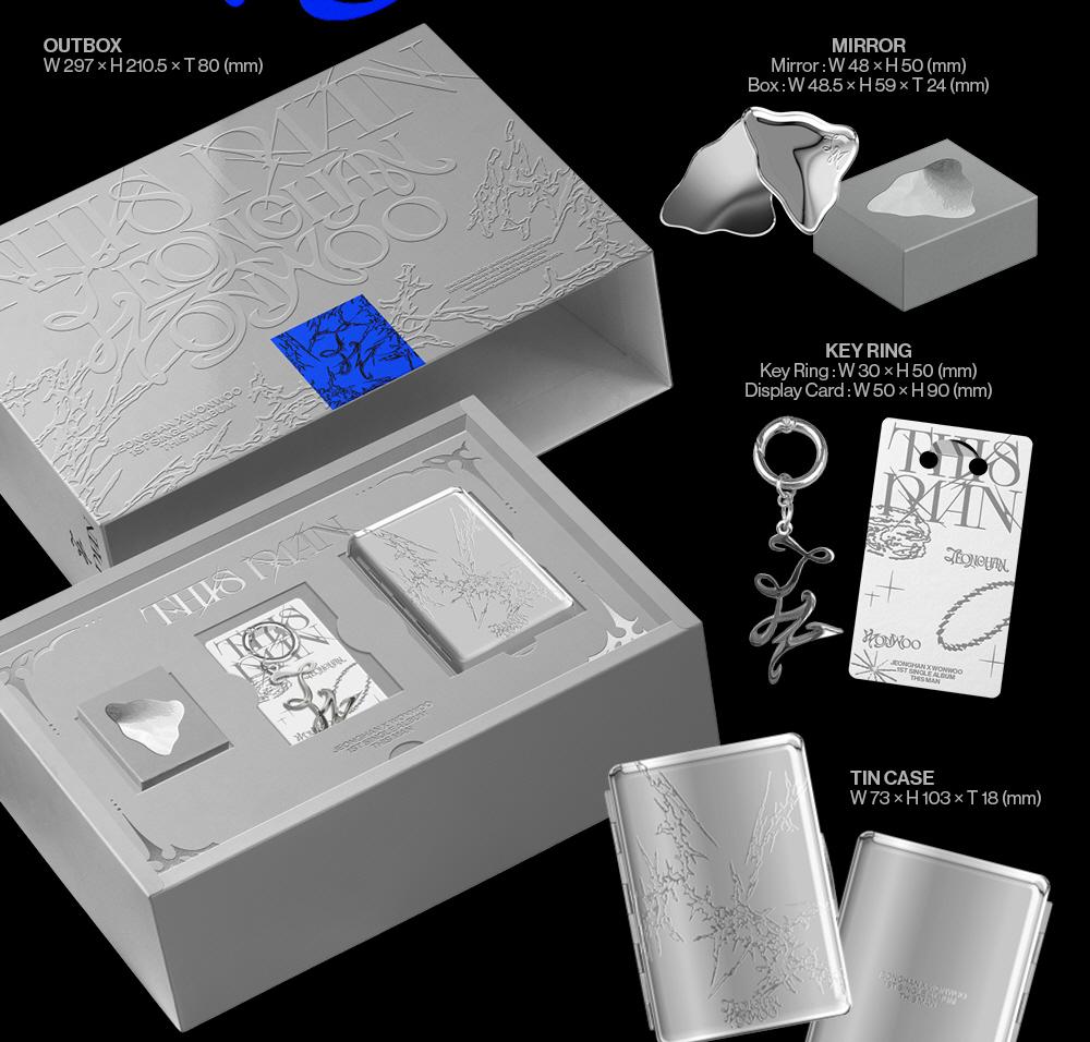 JEONGHAN X WONWOO - 1st Single Album This Man Deluxe Version