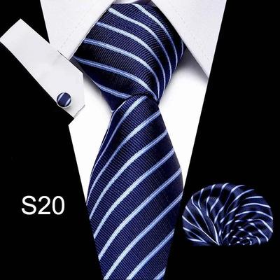 Formal Shirt Business Tie Wedding Banquet Men's Polyester Red Black Hand-tied Long Tie