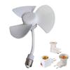 6inch Chandelier Fan E27 Thread Ceiling Fan 360 Degree Adjustment Low Noise Electric Fan 1000RPM Cooling Fan for Indoor
