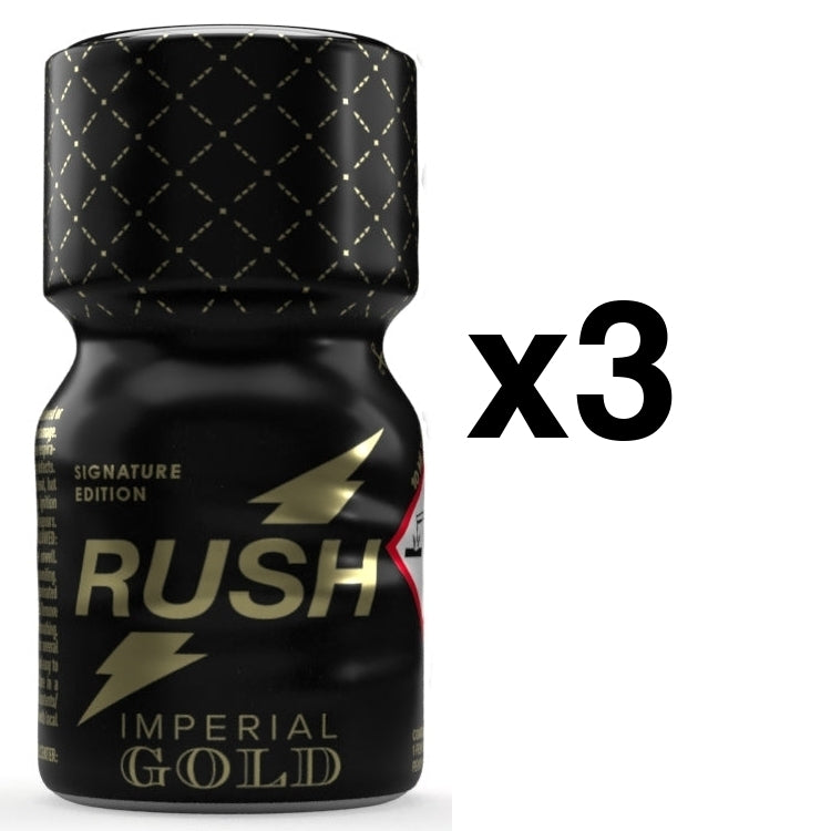 RUSH IMPERIAL GOLD 10ml x3 - BGP Leather Cleaner - LC Packs x3