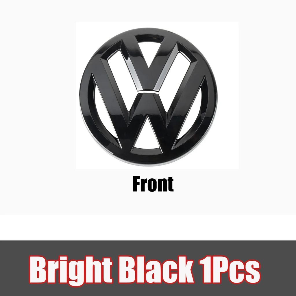 1/2Pcs Car Front Bonnet Grill Rear Trunk Emblem Logo Cover For Volkswagen VW Golf 4 5 6 7 8 MK6 Golf 7 Sportvan Polo 2013-2020 Bu2
