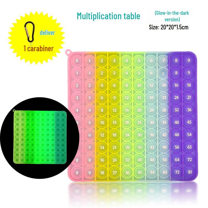 Rainbow Silicone Pop-It Mouse Bubble Toy for Kids - Fun Decompression Pendant