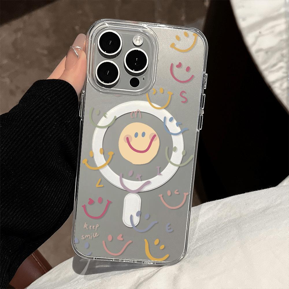 Magnetyczne etui na telefon dla iPhone 11 12 13 iPhone 13 14 15 Pro 15 16 Pro Max Samsung A15 A16 A25 A26 A55 A56 S25 S24 S22 S23 Ultra S25 Edge