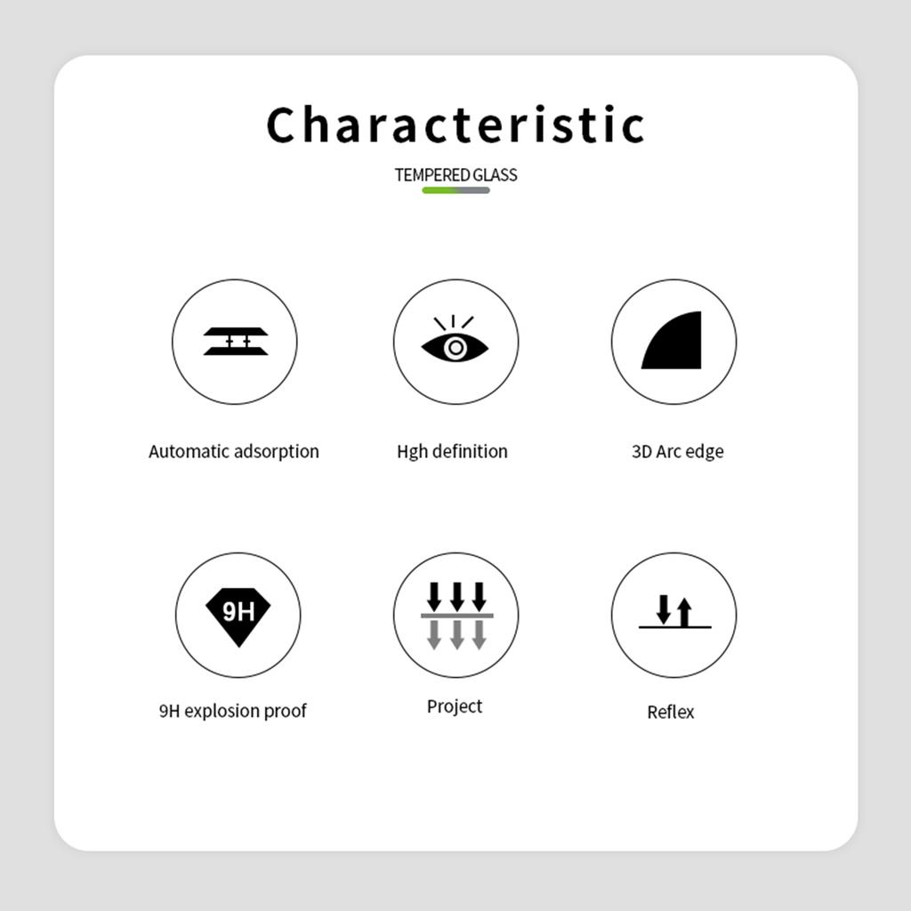 PINWUYO For Huawei Mate X5 3D Hot Bending Screen Protector Anti-Explosion Tempered Glass Film