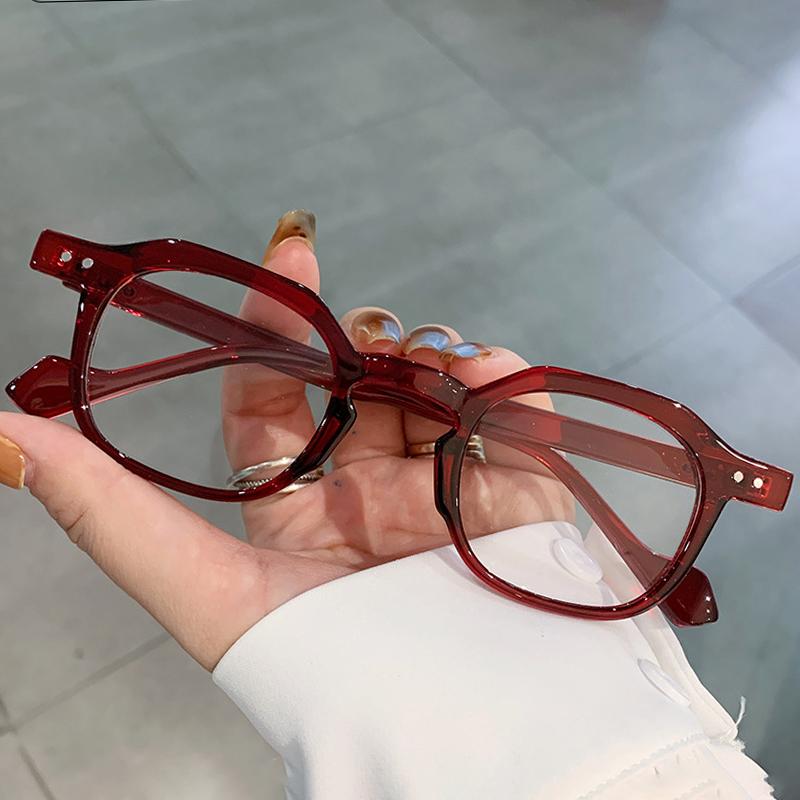 New Retro Small Square Men Glasses Frame Fashion Punk Eyewear Clear Anti-Blu-Ray Women Optical Frame Computer