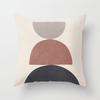 Modern Minimalist Abstract Pillow Cover Minimalist Geometric Peachskin Velvet Cushion