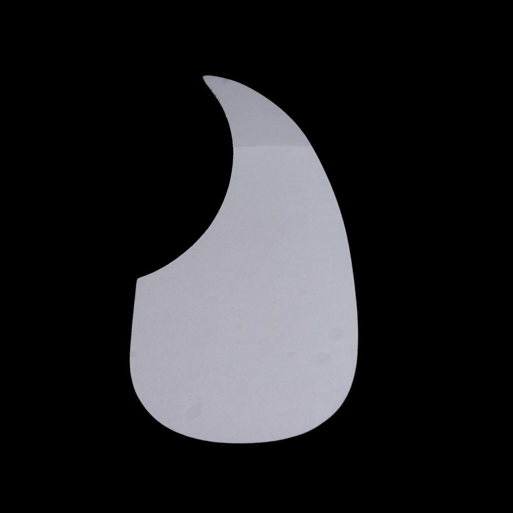 ABS Transparent Guitar Guard Bird-shaped Water-shaped Transparent Acoustic Guitar Pickguard Self Adhesive Black