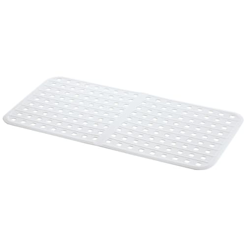 Richell Jumbo Sink Mat, White, 66.5 X 33.5 X 0.8 Cm, Shelly, Antibacterial