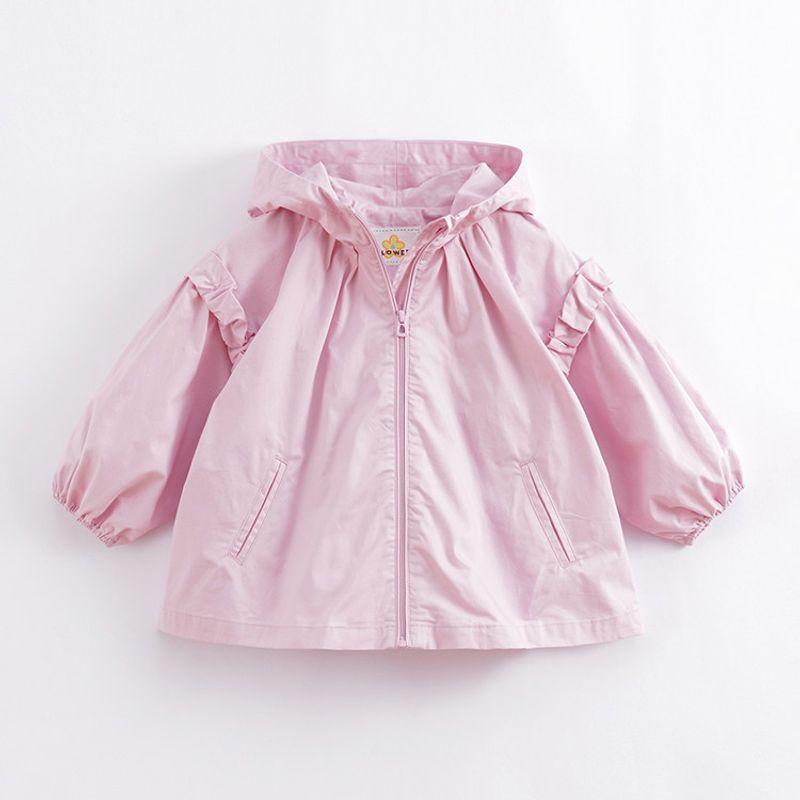 Mark Jenny Girls Pastoral Style Pure Cotton Coat Hooded