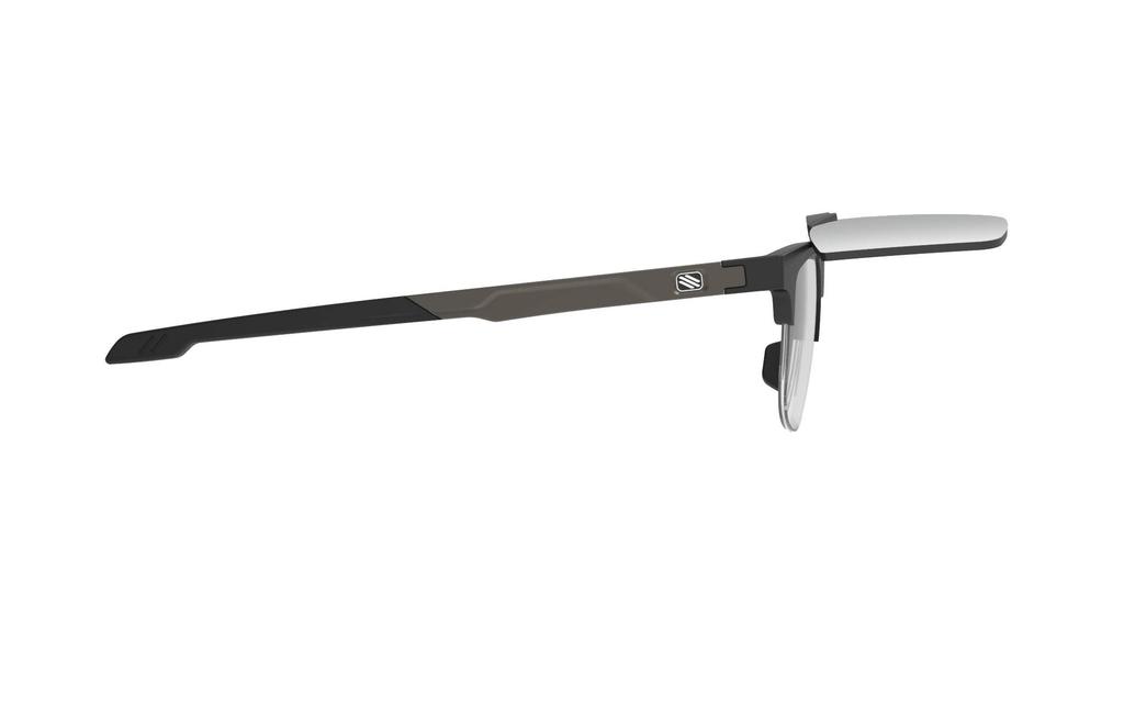 RUDYPROJECT Sports Sunglasses INKAS Shape B Black Matte Laser Black [RUDY PROJECT] Flip-Up Half-Rim SP680906-0B00